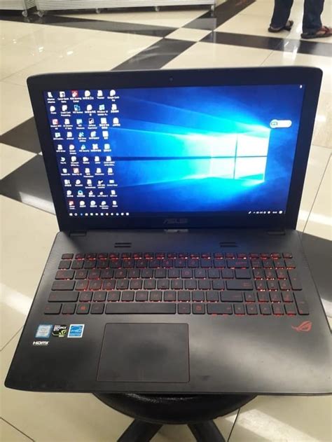 rog gaming laptop with 4x slot ram gl552v